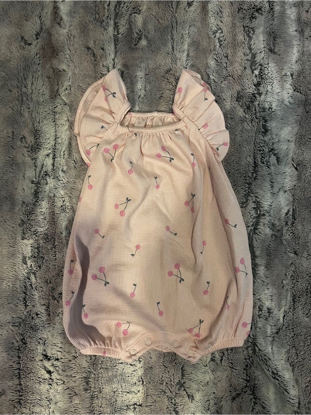 4/25$ Carter’s Pink Cherry Baby Bubble Romper